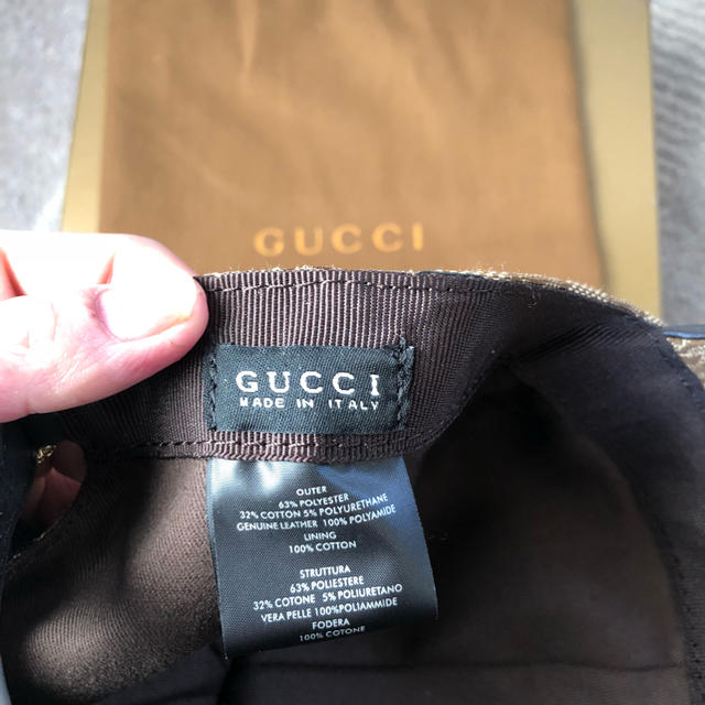 Gucci(グッチ)のGUCCI グッチ ベースボール キャップ ベージュ メンズの帽子(キャップ)の商品写真