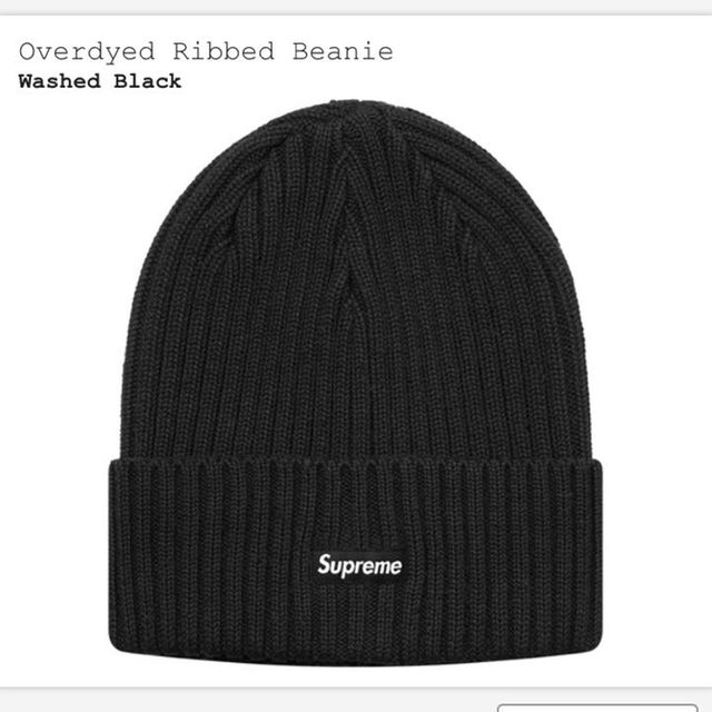 Supreme Supreme Overdyed Ribbed Beanie