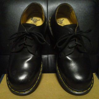 ドクターマーチン(Dr.Martens)のDr.Martens 3ホール UK5 黒 1925 スチールトゥ(ローファー/革靴)