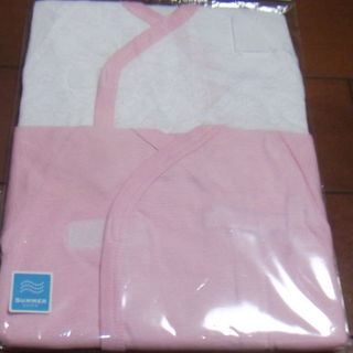 新品　ベビー　カバーオール　肌着　2枚　ピンク　ハート　サイズ60～70(パジャマ)