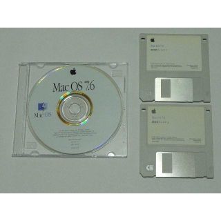 アップル(Apple)のMacOS7.6 CD-ROM/FD（Version 7.6）(PCパーツ)