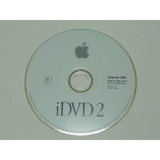 Apple(アップル)のiDVD2 CD-ROM（Version 2.1） スマホ/家電/カメラのPC/タブレット(PCパーツ)の商品写真