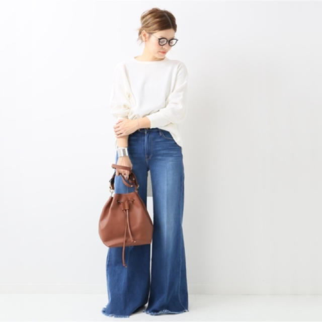 LILY BROWN*MARY QUANT】ジャガードニット ホワイト トップス LILY BROWN*MARY QUANT】ジャガードニット ホワイト トップス