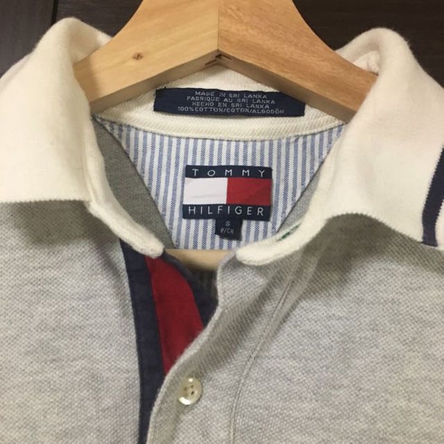 TOMMY HILFIGER(トミーヒルフィガー)の格安90s TOMMY HILFIGERベーシックポロシャツ!トミーヒルフィガー メンズのトップス(ポロシャツ)の商品写真