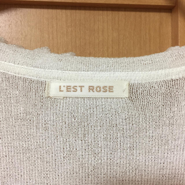 L'EST ROSE(レストローズ)のボレロ レストローズ 白 レディースのトップス(ボレロ)の商品写真