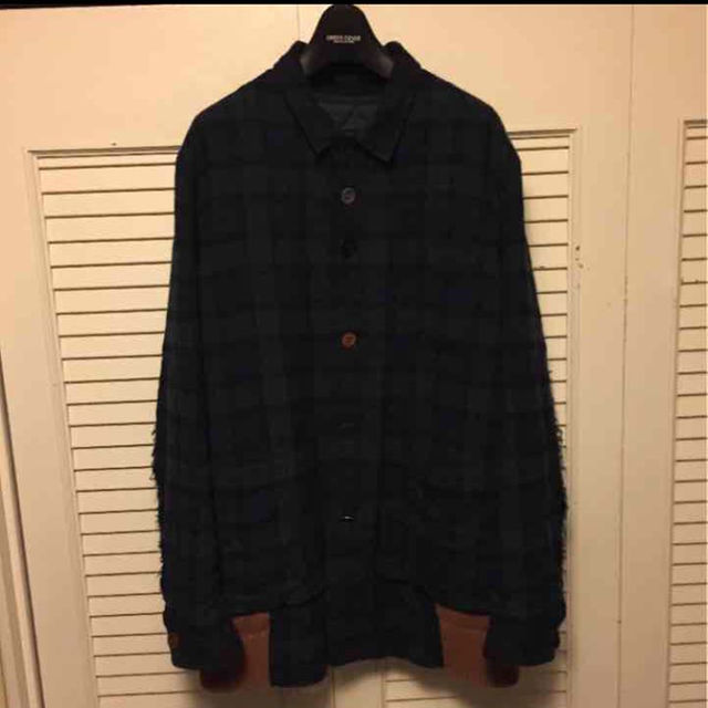UNDERCOVER(アンダーカバー)のundercover 裾ニットウール縮絨カバーオール メンズのジャケット/アウター(その他)の商品写真