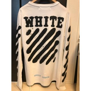 OFF-WHITE - off-white ロンT スプレー 国内正規品の通販 by ABCD