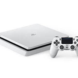 プレイステーション4(PlayStation4)のPS4 グレイシャーホワイト 500GB+モンスターハンターワールド(家庭用ゲーム機本体)