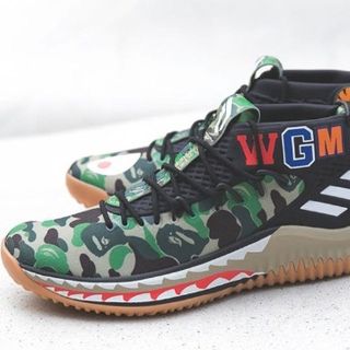 アディダス(adidas)のadidas Dame 4 A Bathing Ape Green　25.5　緑(スニーカー)