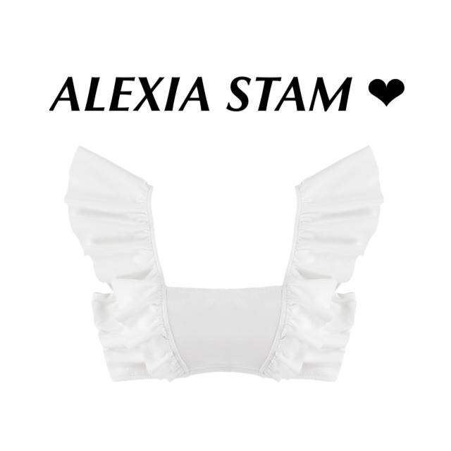 ALEXIA STAM(アリシアスタン)のALEXIA STAM 2018 水着 トップス  Sサイズ レディースの水着/浴衣(水着)の商品写真