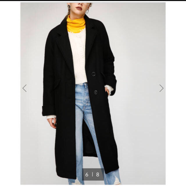 moussy(マウジー)のmoussy チェスターロングコート レディースのジャケット/アウター(ロングコート)の商品写真