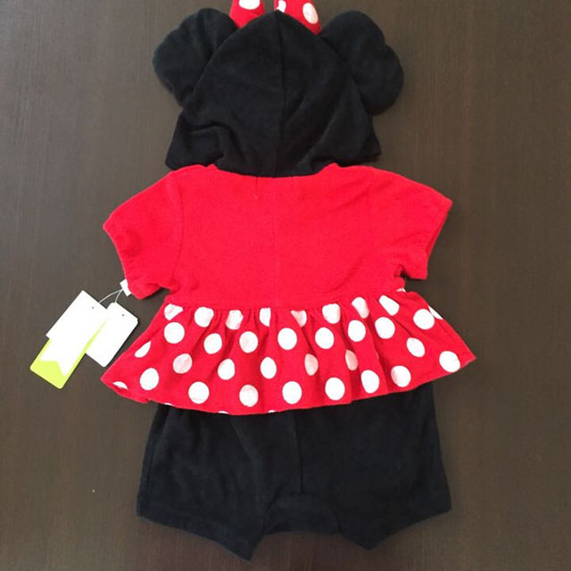 Disney(ディズニー)の∞ ミニーマウス ベビー服 70 ∞ キッズ/ベビー/マタニティのベビー服(~85cm)(カバーオール)の商品写真