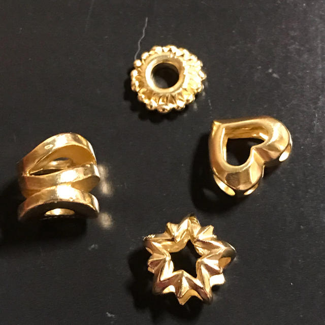 トロールビーズ 18k メッキ-