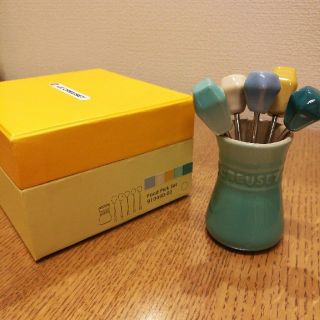 ルクルーゼ(LE CREUSET)の【未使用】ル・クルーゼ　フードピックセット　アーバンリゾート(カトラリー/箸)