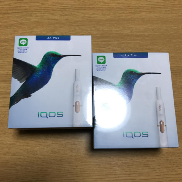 ファッション小物アイコス 2.4plus ネイビー ホワイト IQOS 本体 キット 新品未登録