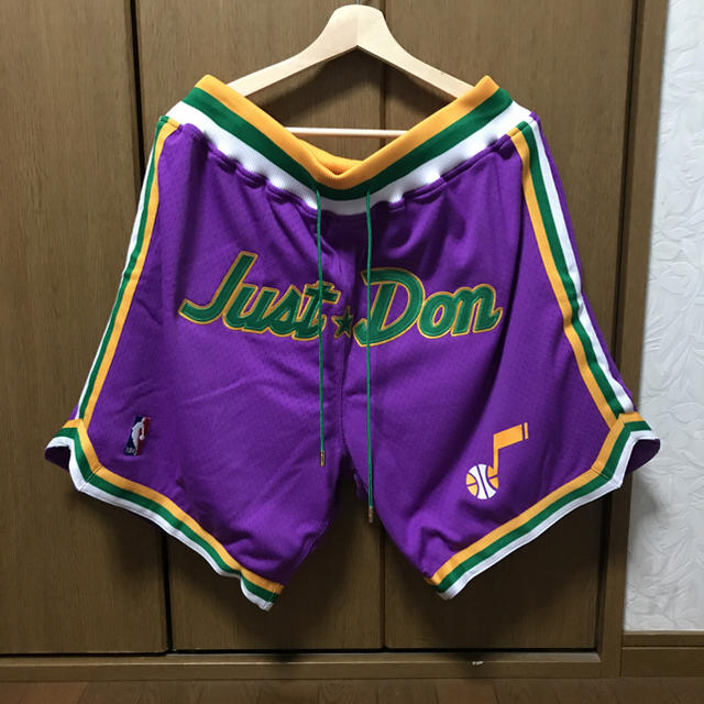 Just Don JAZZ SHORTS PURPLEショートパンツ