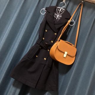 トミーヒルフィガー(TOMMY HILFIGER)のネイビー トレンチワンピ(ひざ丈ワンピース)