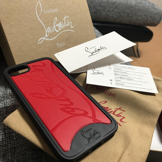 Christian Louboutin(クリスチャンルブタン)のシノ様専用 クリスチャンルブタン iPhone7ケース 確実正規品 スマホ/家電/カメラのスマホアクセサリー(iPhoneケース)の商品写真