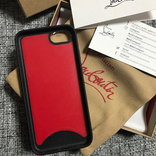 Christian Louboutin(クリスチャンルブタン)のシノ様専用 クリスチャンルブタン iPhone7ケース 確実正規品 スマホ/家電/カメラのスマホアクセサリー(iPhoneケース)の商品写真