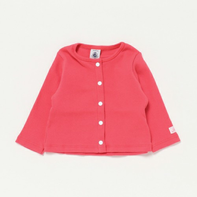 PETIT BATEAU(プチバトー)のプチバトーカーディガン（サイズ12M） キッズ/ベビー/マタニティのベビー服(~85cm)(カーディガン/ボレロ)の商品写真