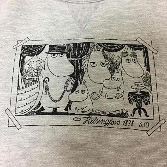 MORGAN HOMME(モルガンオム)のムーミン MOOMIN スウェット メンズのトップス(スウェット)の商品写真