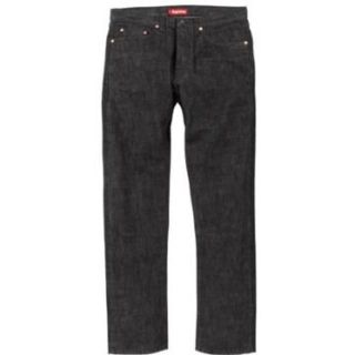 シュプリーム(Supreme)の12SS Supreme Black Rinse Washed SlimJean(デニム/ジーンズ)