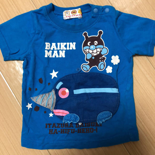 BANDAI(バンダイ)のバイキンマン Tシャツ キッズ/ベビー/マタニティのベビー服(~85cm)(Ｔシャツ)の商品写真