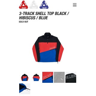 PALACE 3-TRACK SHELL TOP S(ナイロンジャケット)