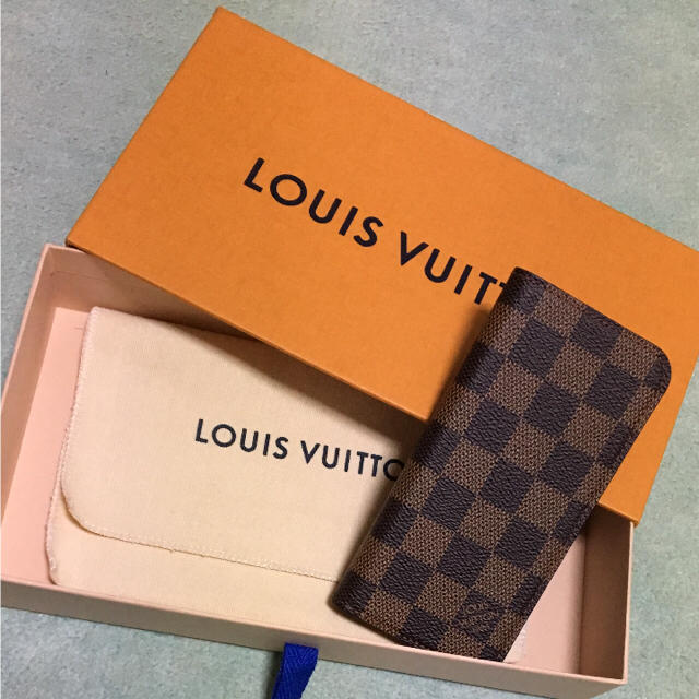 LOUIS VUITTON(ルイヴィトン)のゆりり様専用【極美品】LOUIS VUITTON♡ダミエ iPhoneケース スマホ/家電/カメラのスマホアクセサリー(iPhoneケース)の商品写真