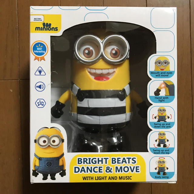 ミニオン  BRIGHT BEATS DANCE&MOVE エンタメ/ホビーのおもちゃ/ぬいぐるみ(キャラクターグッズ)の商品写真