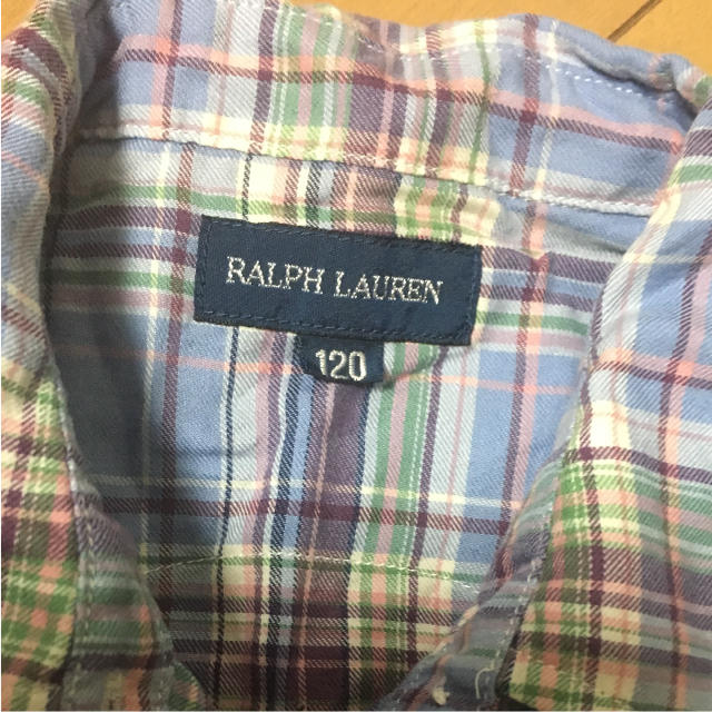 Ralph Lauren(ラルフローレン)の美品！ラルフローレン チェックシャツ キッズ/ベビー/マタニティのキッズ服女の子用(90cm~)(ブラウス)の商品写真