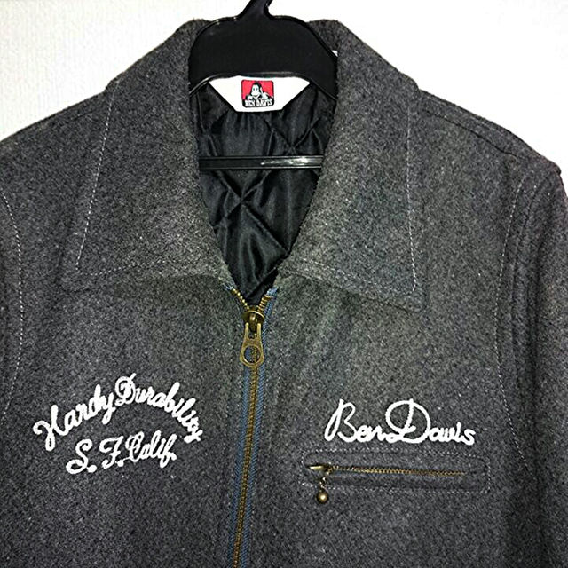 BEN DAVIS(ベンデイビス)のBEN DAVIS  メルトンウールジャケット Mサイズ メンズのジャケット/アウター(ミリタリージャケット)の商品写真
