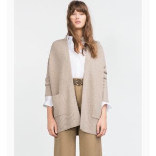 ザラ(ZARA)のZARA ニットカーディガン(カーディガン)