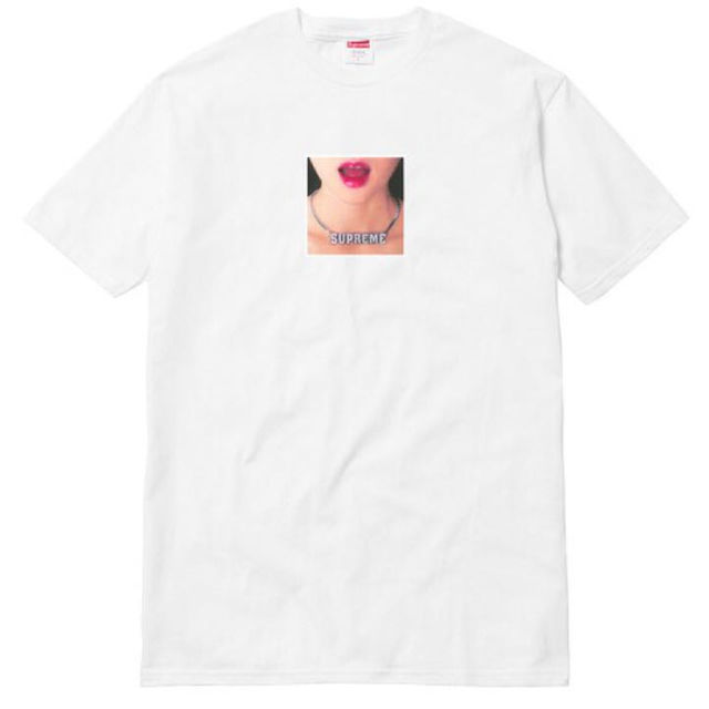 Supreme シュプリーム necklace tee white 2018SS