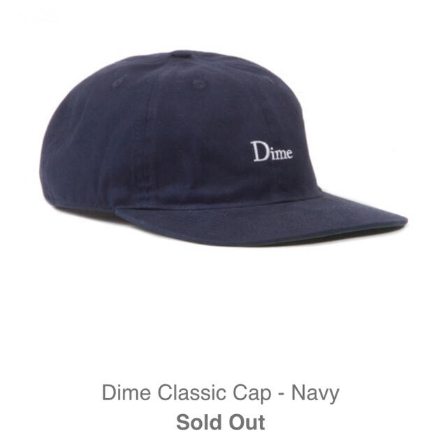Dime mtl 初期Diorロゴサンプリング6パネルキャップ メンズの帽子(キャップ)の商品写真