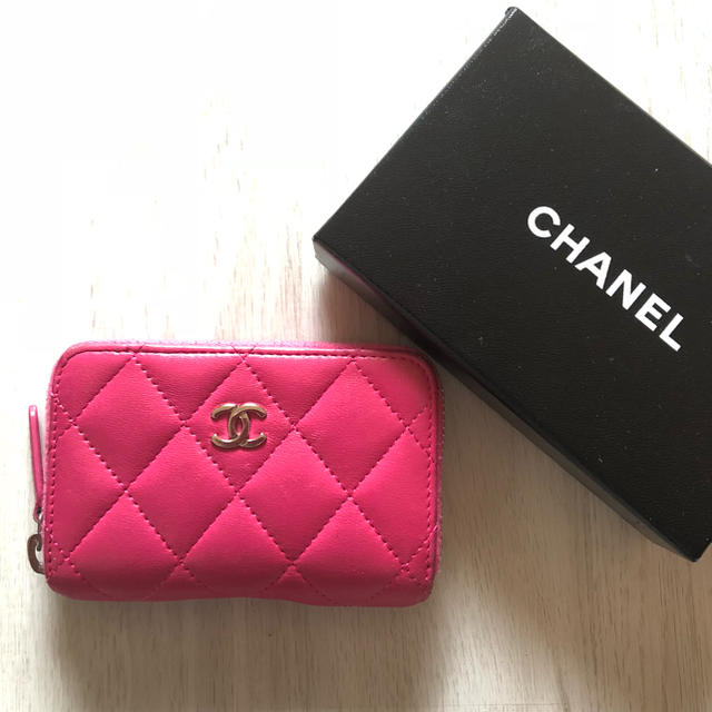 CHANEL(シャネル)の美品♡ CHANEL コインケース ピンク ♡ レディースのファッション小物(コインケース)の商品写真