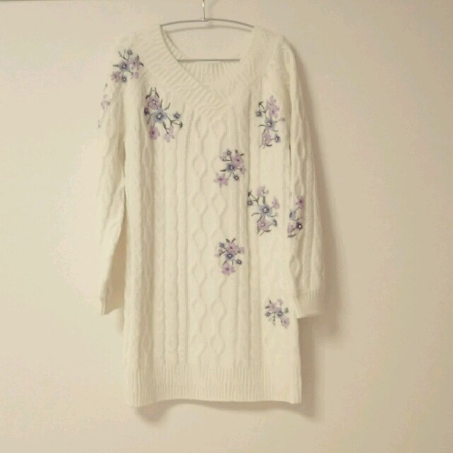 レア✨アラン刺繍ニットワンピ hotelvillaespanola.com