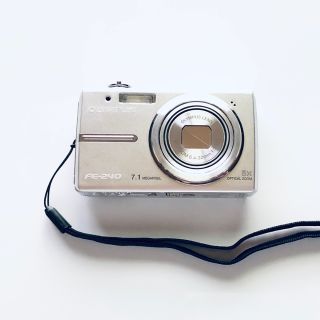 オリンパス(OLYMPUS)のOLYMPUS/デジタルカメラ FE-240 シルバー ケース付き(コンパクトデジタルカメラ)