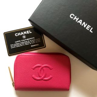 シャネル(CHANEL)の新品•未使用品 ♡ CHANEL コインケース ピンク ♡(コインケース)