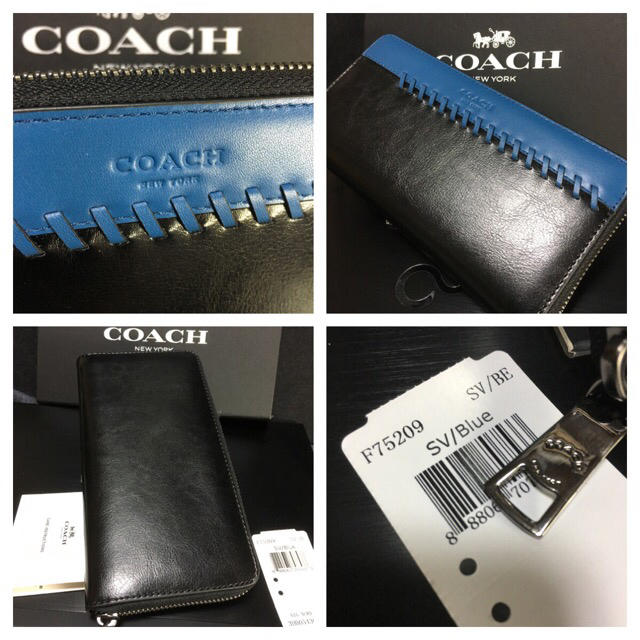 COACH(コーチ)の限定セール❣️新品コーチ長財布F75209リップアンドリペアスポーツカーフ メンズのファッション小物(長財布)の商品写真