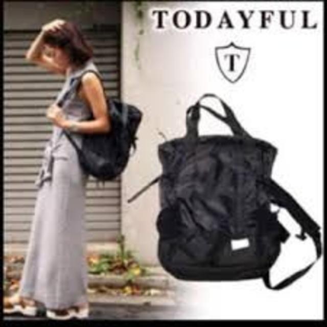 TODAYFUL(トゥデイフル)の【新品】TODAYFUL MASON's Back Pack【未使用】タグ付き レディースのバッグ(リュック/バックパック)の商品写真