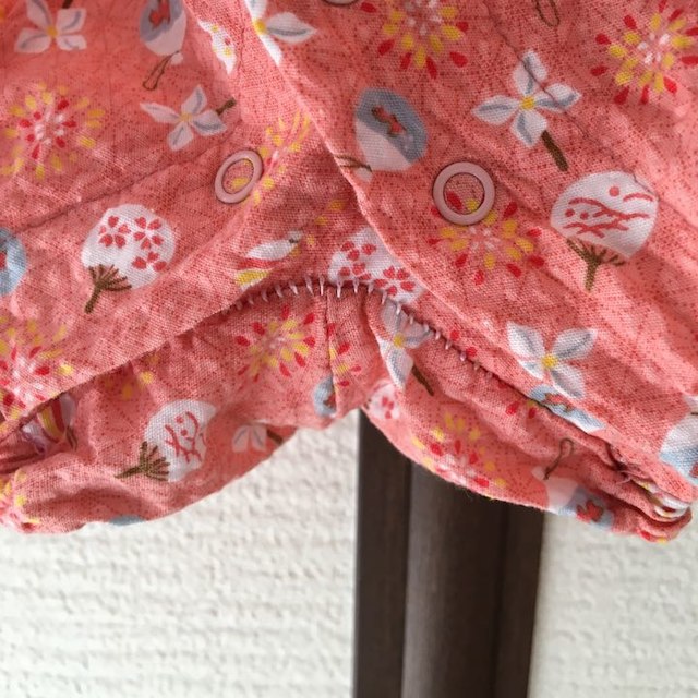 売り切れ 浴衣 ピンク size70 難あり キッズ/ベビー/マタニティのベビー服(~85cm)(カバーオール)の商品写真