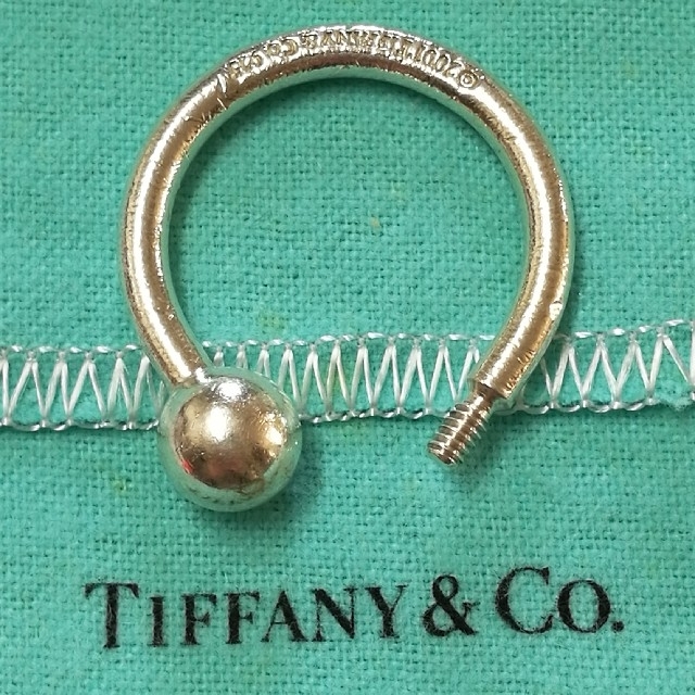 Tiffany & Co.(ティファニー)のティファニー　TIFFANY　キーリング　訳あり　パーツ　シルバー　中古 レディースのファッション小物(キーホルダー)の商品写真