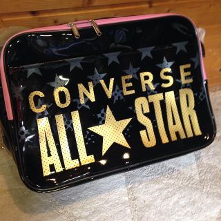 コンバース(CONVERSE)の新品エナメルコンバース大ショルダー！(ショルダーバッグ)