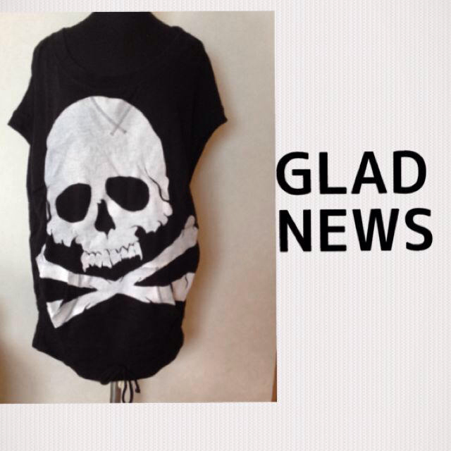 GLAD NEWS(グラッドニュース)のGLAD NEWS★スカルワンピース レディースのワンピース(ミニワンピース)の商品写真