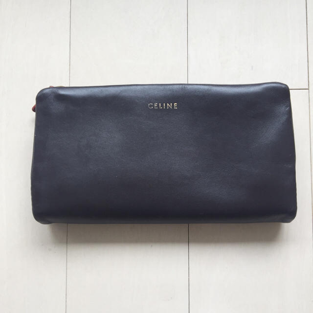 CELINE セリーヌ 長財布　レアモデル　ダークブラウン