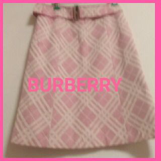 バーバリー(BURBERRY)の［Yamamoto様専用］Burberry 膝丈春色スカート(ひざ丈スカート)