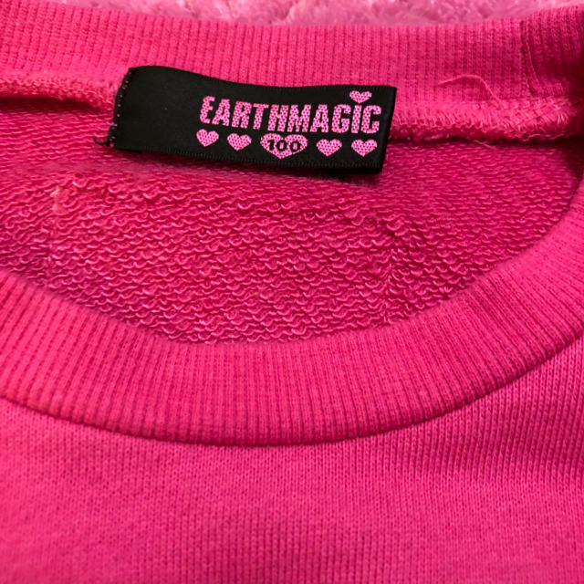 EARTHMAGIC(アースマジック)の100 キッズ/ベビー/マタニティのキッズ服女の子用(90cm~)(Tシャツ/カットソー)の商品写真