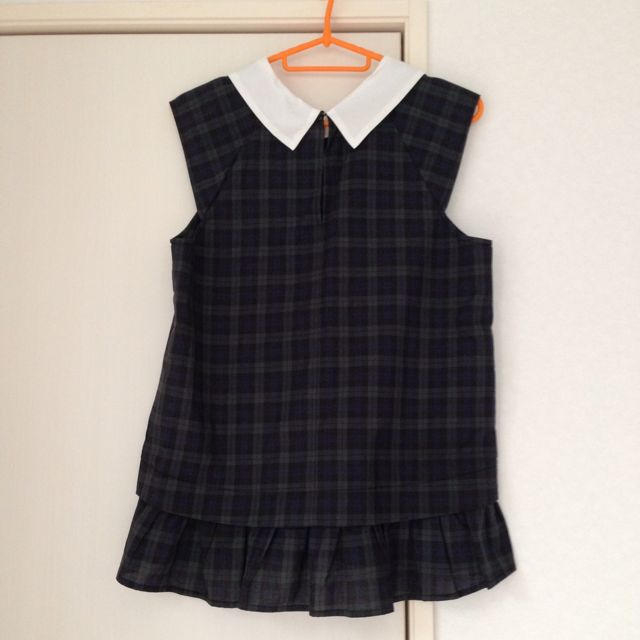 Ungrid(アングリッド)のungrid♡チェックノースリブラウス♡ レディースのトップス(シャツ/ブラウス(半袖/袖なし))の商品写真