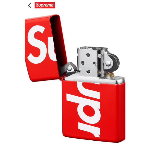 小物Supreme Swarovski Zippo Red